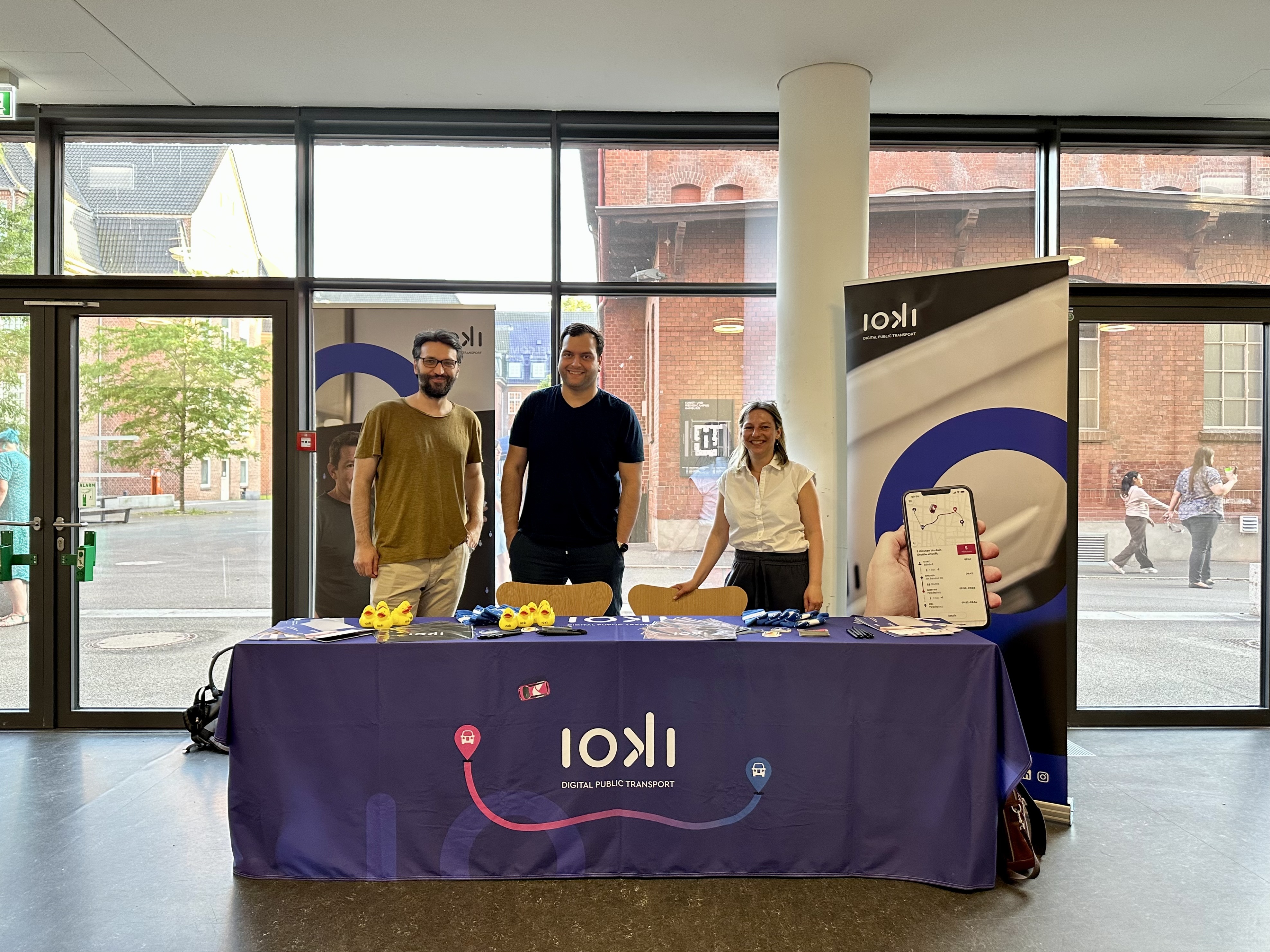 ioki's booth at the ruby unconf